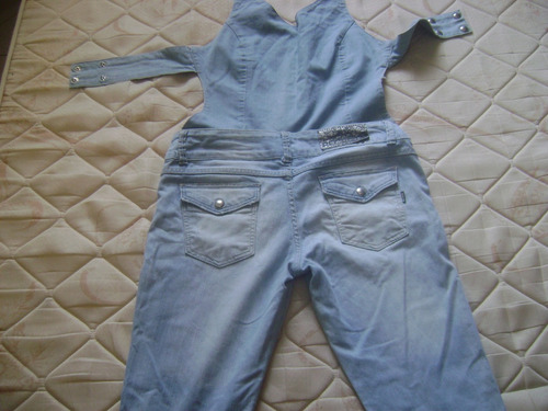 Jardineira Feminina Jeans Destacavel Nº 44 Ler Descriçao