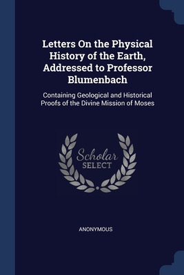 Libro Letters On The Physical History Of The Earth, Addre...