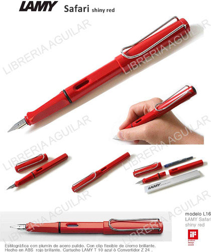 Lapicera Lamy Safari Trazo Medio Pluma M Medium Ancho Color