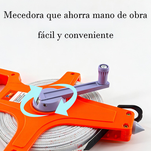 Cinta Métrica Larga De Fibra De Vidrio, 100 Metros