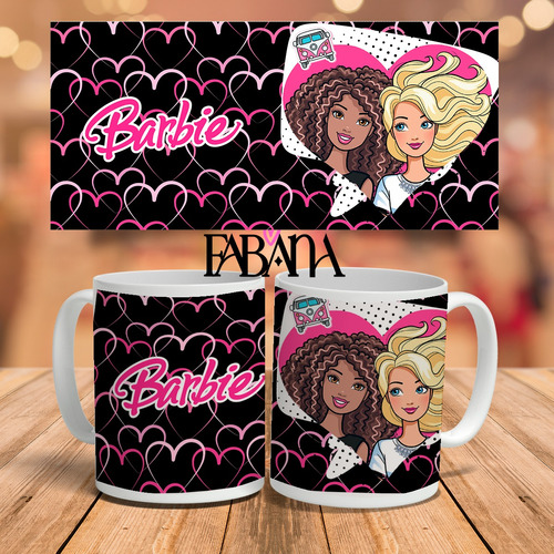 Taza Sublimada Diseño Barbie Modelo 18