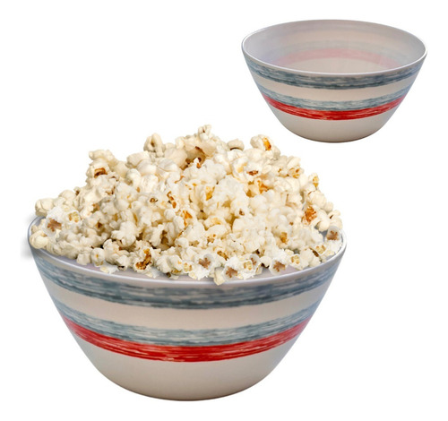 Kit 6 Tigelas Bowl Cumbuca Para Sobremesa Em Melamina 700ml