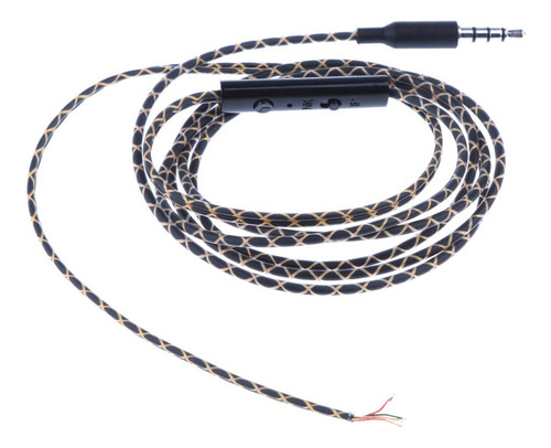 2x Auricular De 3.5mm Alambre De Sonido Auricular De