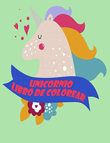 Unicornio Libro De Colorear: Un Hermoso Libro De Colorante P