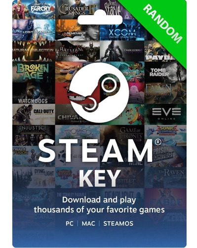 Steam Key Premium Random - Juegos Muy Buenos Al Azar