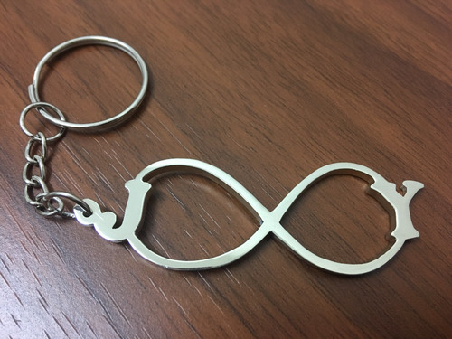 Llavero Infinito Iniciales