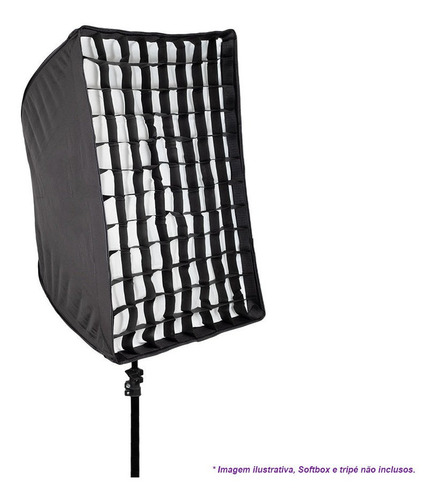 Grid Colmeia 50x70cm P/ Softbox Com Recuo Para Fita Aderente