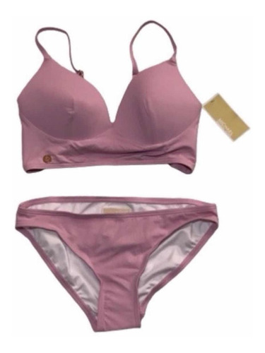 Traje De Baño Michael Kors Original Mujer Bikini Soft Lilac