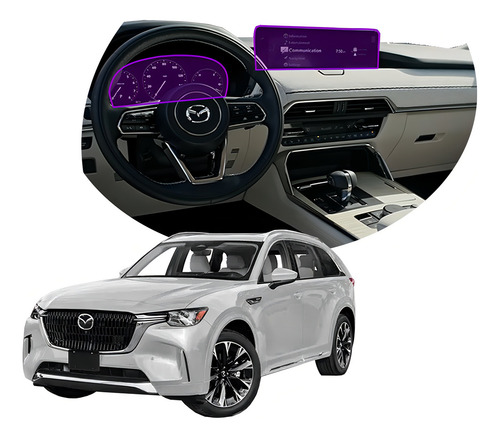 Gadget Collection Mx película protectora PPF de Mazda Cx-90 2024 color transparente