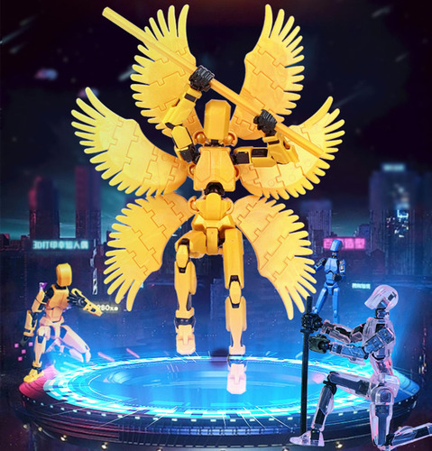 Wa T13 - Juego De Cifras De Acción Con Estampado En 3d Con