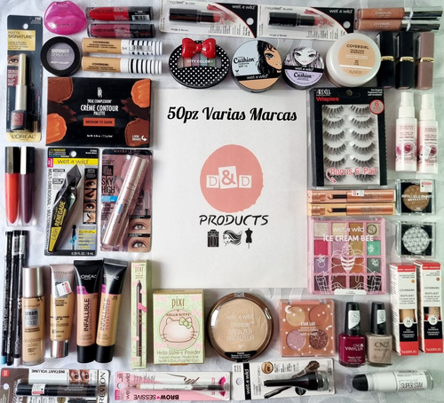 50 Cosméticos Maybelline, Loreal, Covergirl Y Wet N Wild