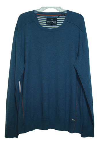 Sweater Sueter Buffalo David Bitton Xxl Azul Caballero Hombr