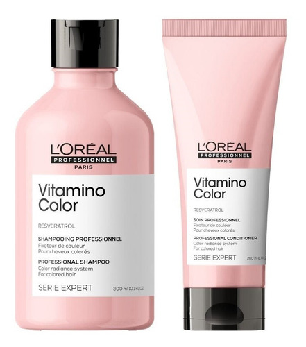 Pack Loreal Pro Vitamino Color Shampoo + Acondicionador