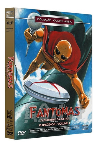 Box Original: Fantomas - O Guerreiro Da Justiça - 3 Dvd's