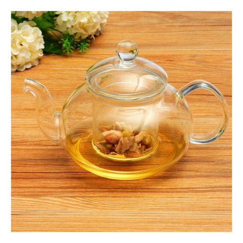 Tf W Juego De Tetera De Vidrio Transparente Resistente Al