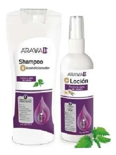 Shampoo Capilar + Locion Capilar Arawak