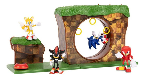 Set De Juego Sonic The Hedgehog - Zona De La Colina Verde