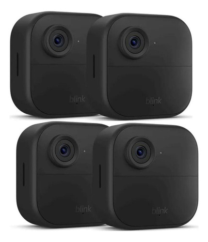 Câmera Blink Outdoor 4 - Kit Com 4 Unidades (4 Gen Cor Preto
