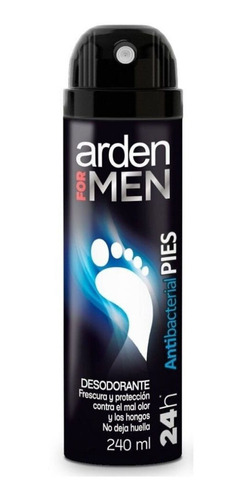 Desodorante Arden For Men Para Pies Antibacterial 240ml Arde