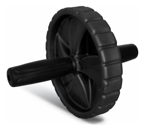 Roda Abdominal Muvin Basics – Roda Para Exercícios Abdominais - Equipamento Para Treinamento de Força no Abdômem - Treino Funcional – Exercícios – Academia - Crosstraning Cor Preto