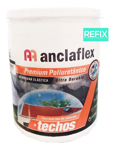 Anclaflex Techos Membrana Líquida Poliuretánica X 1.25kg