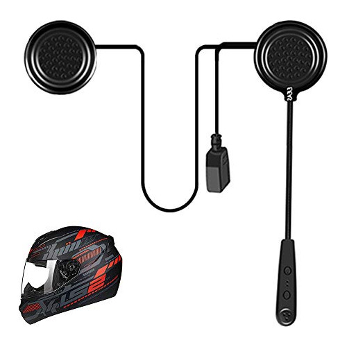 Casco De Motocicleta Bluetooth 4.1 Auriculares E1 Inter...