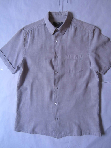 Camisa Primark Linen Blend Mediana