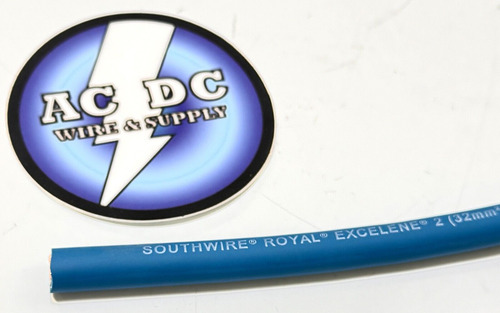 2 Awg Excelene Welding Battery Cable Blue 600v Made In Bbv