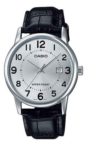Ltp-v002l-7budf - Reloj Casio P/cuero Calendario