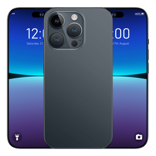 Smartphones 5g Desbloquea La Versión Global I15 Promax,8gb+256gb Dual Sim,teléfonos Inteligentes De Pantalla Completa De 6,8 Pulgadas