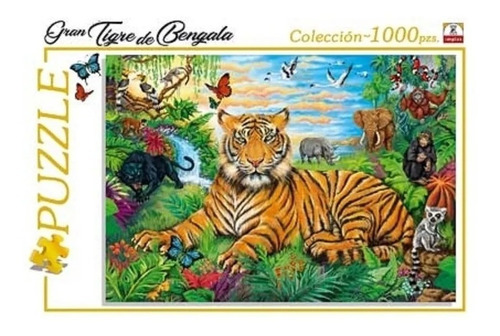 Puzzle Implás Gran Tigre De Bengala 1000 Piezas Rompecabezas