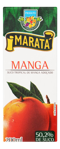 Suco de manga  Maratá  . sem glúten 200 ml 