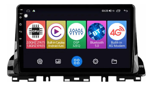 Radio Andorid Carplay 2+32 Kia Cerato 2019-2023