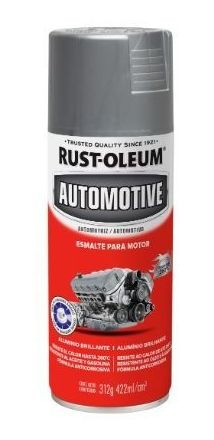 Spray Alumínio Brilhante Para Pintura De Motores -rust Oleum