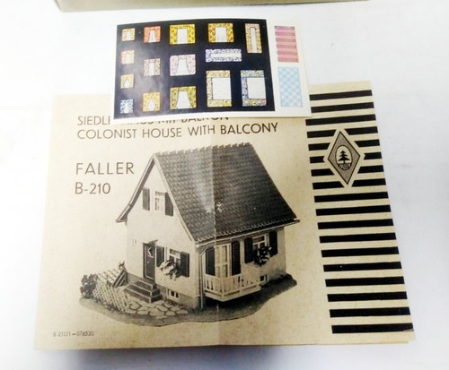 Kit Vintage Casa Familiar Pequeña Faller B-210 (germany) 70´
