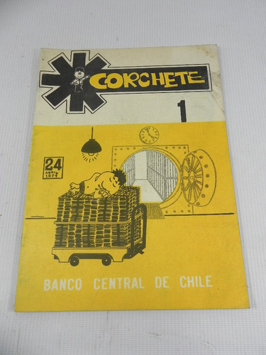 Revista Corchete Numero 1 Banco Central Chile 1974