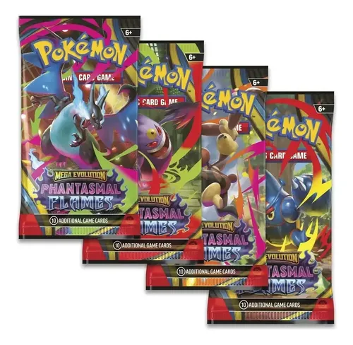 PHANTASMAL FLAMES Booster Box 未開封 Kit De Cartas Tcg Booster Box Phantasmal Flames Pokémon Phantasmal