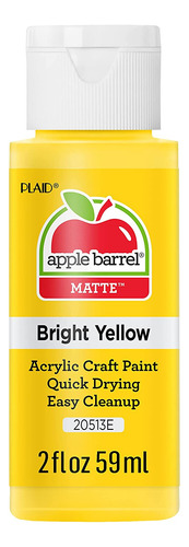 Pintura Acrilica Profesional , Color Amarillo- Apple Barrel 