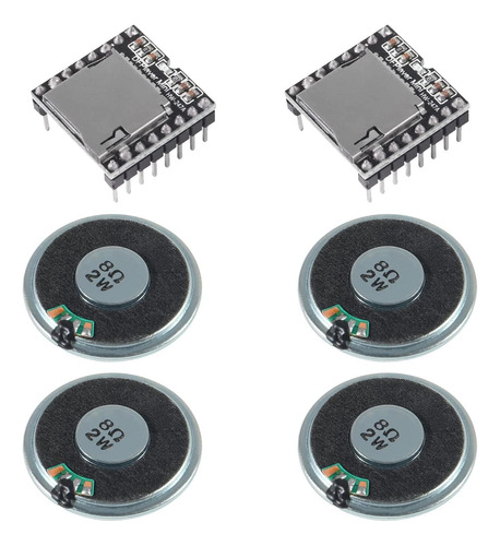 Almocn 2pcs Yx5200 Dfplayer Mini Módulo De Audio Para Reprod