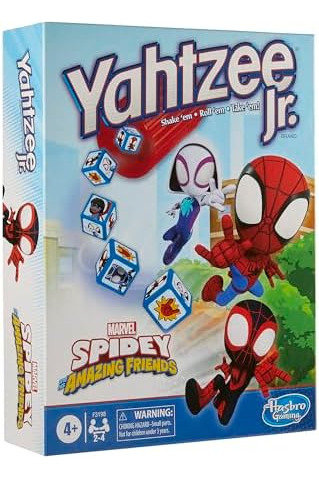 Jogo De Mesa Yahtzee Do Spidey E Seus Amigos - Hasbro Gaming