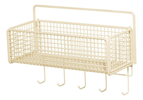 Spice Rack Organizador De Metal 27cmx15cmx13cm Con Ganchos