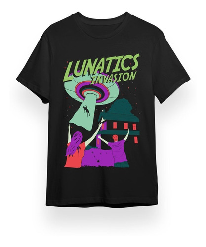 Remera Lunatics Invasion - Alien - Lunatics Brotherhood ®