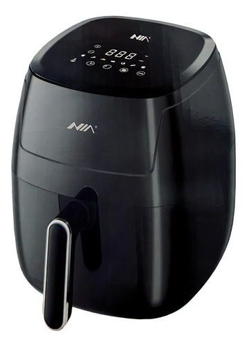 Freidora De Aire Sin Aceite Digital 7 Litros Air Fryer Color Negro 110V