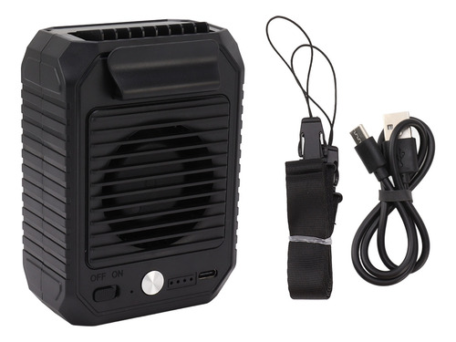 Ventilador De Cintura Portátil Con Batería Usb De 10000 Mah