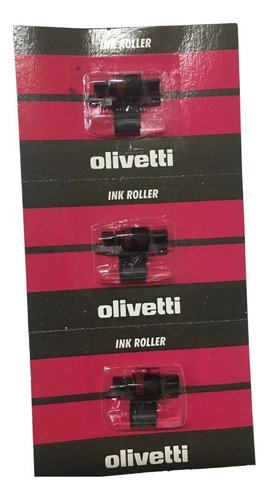 Cartucho De Tinta Olivetti Summa 220-303 Cor Preto/vermelho Do 10 Ml 3 Unidades