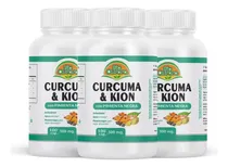 Comprar Curcuma, Kion Y Pimienta Negra - 100 Caps X 500mg - Pack X 3