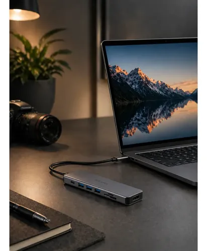 POLARES ZEN1 Adaptador Hub Usb-c Compatível com Macbook Air M1 M2