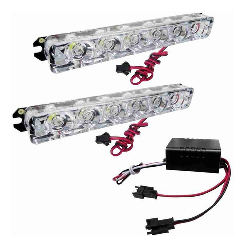 Kit Strobo Com Leds Smd - 2 Barras Segurança, Ambulância