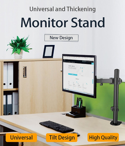 Soporte Para Monitor Ajustable De 15 A 27 Pulgadas Brazo