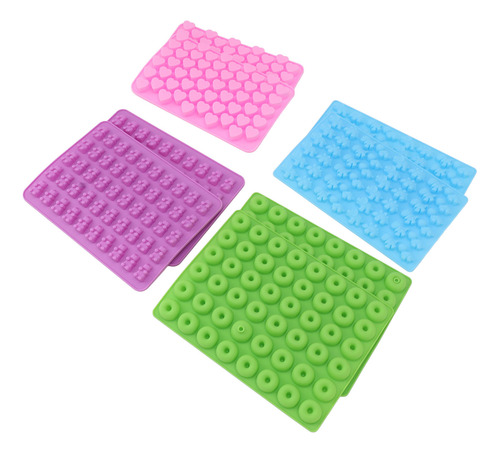Molde De Silicona Para Caramelos Con Forma De Corazón, 10 Un